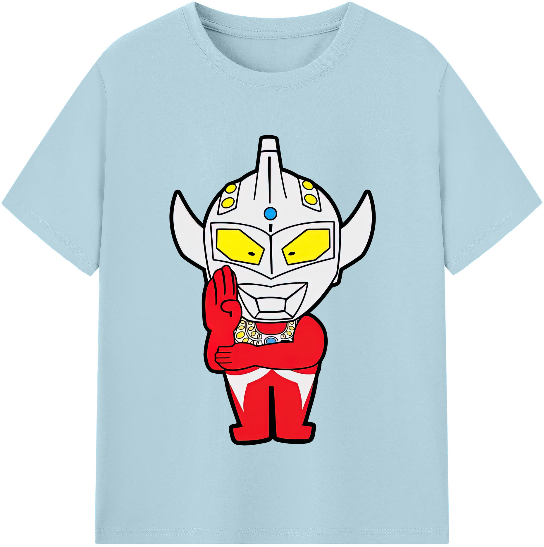 （画像用） ウルトラマン Ultraman 綿100％半袖Tシャツ（フロントプリント）